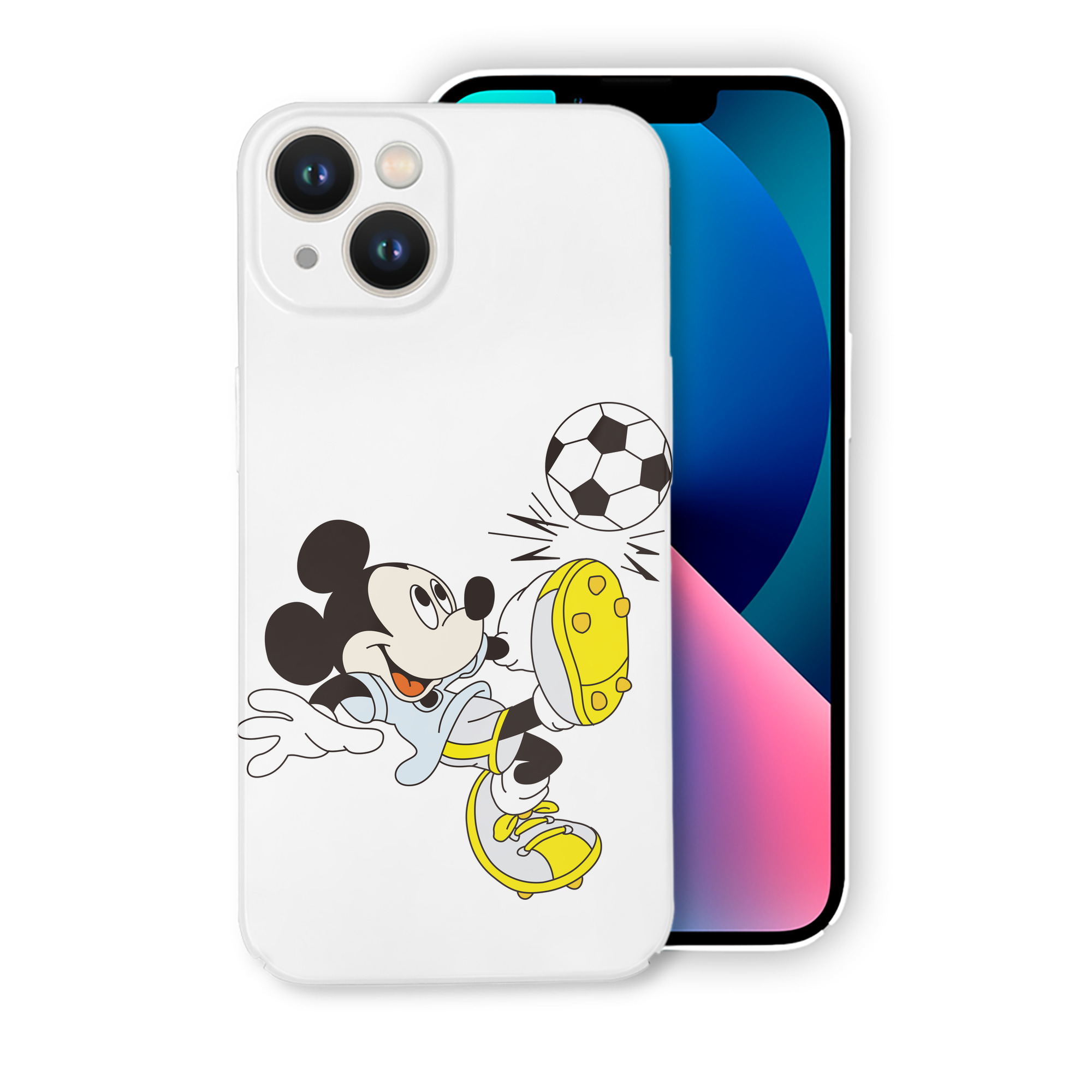 （画像用） ミッキーマウス Mickey Mouse 【iPhone 14シリーズ対応】ハードケース